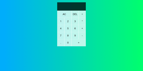 React Calculator screenshot